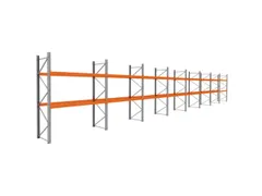 palletstelling,basis+7xaanbouw,HxBxD 3360x22500x1100mm,vakl. 3000kg