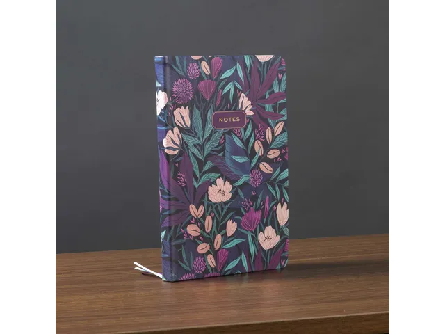 Carnet de notes Tropical Floral ligné 15x20cm