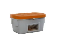strooigoedbak,550l,HxBxD 748x1400x1070mm,PE,grijs,deksel oranje