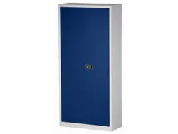 Garderobe-/-Ordnerkast Deur Blauw 3 Puntsluiting Kledingstang