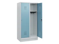 schoollocker,HxBxD 1630x800x500mm,2vak,vak B 400mm,cil.-slot,sokkel
