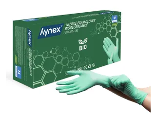 Handschoen Hynex nitril Bio M groen 3.5gr 100 stuks - 2