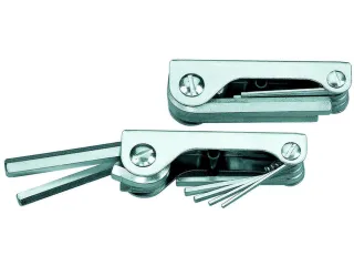 SCL 42-90A Inbussleutelset in clip 9-delig 5/64 inch-1/4 inchAF - 1