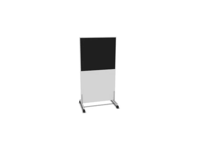 cloison de séparation,Hxl 1545x800mm,Bl-blanc,BN8033-noir