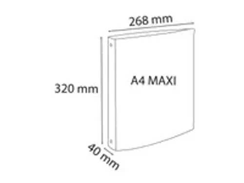OUTLET Ringmappe PP OPAK A4+ 4R 30mm geel