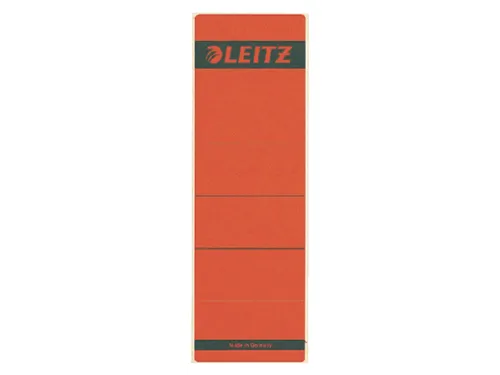 Rugetiket Leitz 1642 62x192mm Rood zelfklevend