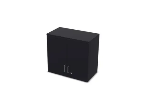 opzetkast v. kast met openslaande deuren CC-zwart 740x800x445mm