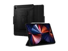 Spigen Rugged Armor Pro Apple iPad Pro 12.9 (2021) Hoes Zwart