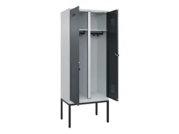 locker voor scheiding van kleding,HxBxD 2120x800x500mm,2vak