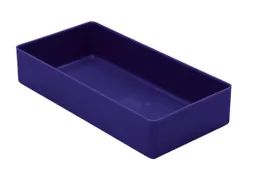 Inzetbak HxLxB 40x198x99mm Polystyreen Blauw 50 stuks