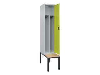 locker voor scheiding van kleding,HxBxD 2120x400x815mm,1vak - 2