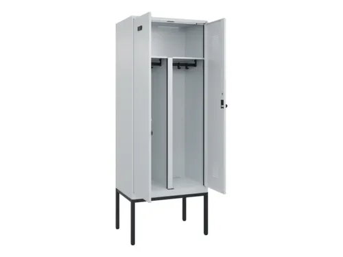 PBM-locker,HxBxD 2120x800x500mm,2vak,vak B 400mm,draaigrendel