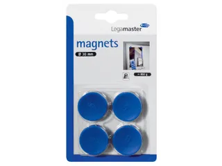 Magneet Legamaster 30mm 850gr blauw 4 stuks - 1