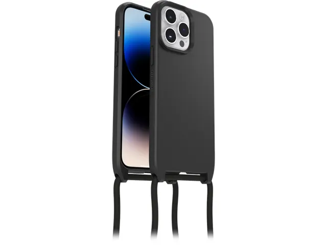 React Necklace Case MagSafe Apple iPhone 14 Pro Max zwart ProPack