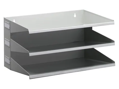 Sorteerrek 3 Compartimenten Grijs