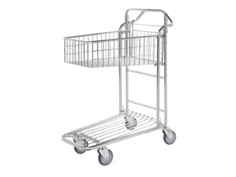 ruimtebesparende wagen,draagverm. 300kg,laadvl. LxB 825x410mm