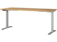 Elektrisch ihv bureau,HxBxD 720-1200x1800x800mm,blad Navarra-eiken