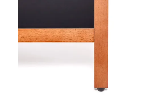 Krijtstoepbord Houten A-Bord Flip 68x140cm Lichtbruin