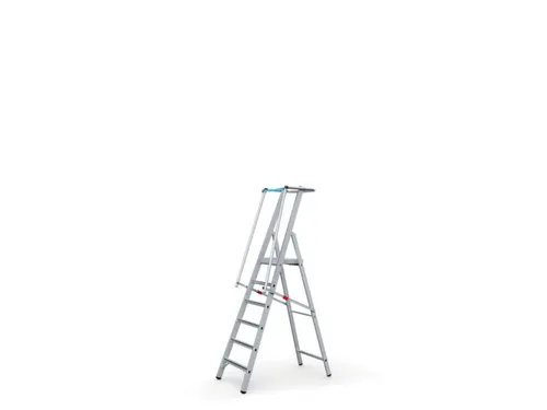 Platformladder Aluminium Bordes H X B X D 1580X 400X 400Mm 6Treden