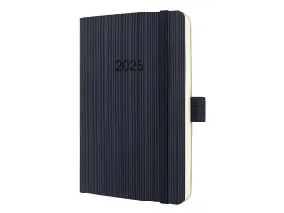 Weekagenda Conceptum A6 2026 (NL/FR/EN/DU) met notitieruimte zwart Sof - 2