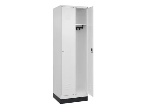 locker,HxBxD 1950x600x500mm,2vak,vak B 300mm,cil.-slot,sokkel