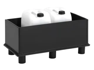 Opvangbak Hdpe 870x470x415mm V. 2x60l M. Poten Open Volume 60l - 2