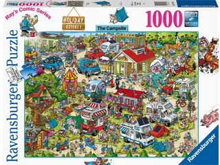Puzzel Ray Comics Holiday resort 1 The campsite 1000 stukjes - 1