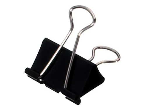 Papierklem MAUL 215 foldback 32mm capaciteit 13mm zwart