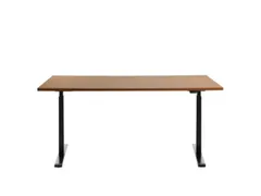 Elektrisch ihv bureau,HxBxD 700-1200x1600x800mm,blad beuken