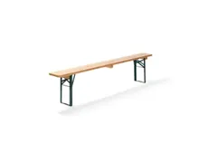 bank,HxBxD 480x2200x250mm,zitting berkenhout natuur,frame donkergroen