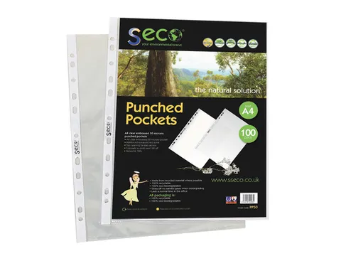 Showtas Seco A4 50 st. Duurzaam afbreekbaar 50 micron