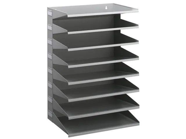 Sorteerrek 8 Vakken Grijs