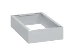 sokkel,HxBxD 100x300x500mm,kunststof,RAL7035,meerprijs