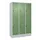 dubbeldekse locker,HxBxD 1950x1200x500mm,3x2vak.,vak B 400mm