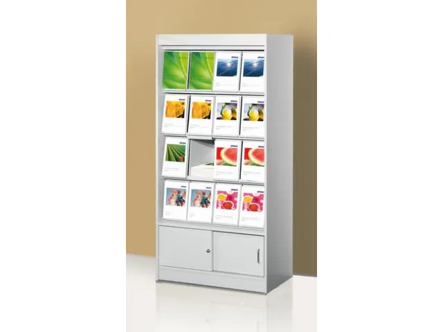 folderkast,HxBxD 1910x970x420mm,16xfoldervakken,v. DIN A4