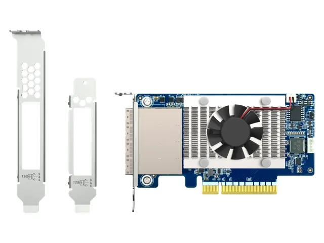 QNAP QXP-1630S-3816, PCIe, Mini-SAS, Multicolore, Actif, 1 ventilateur
