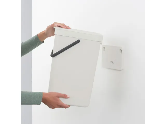 Afvalemmer Sort & Go 16 Liter Lichtgrijs