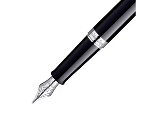 Vulpen Waterman Hémisphère Black lacquer CT Medium blauwe inkt - 3