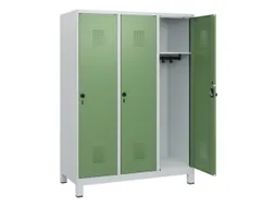 schoollocker,HxBxD 1630x1200x500mm,3vak,vak B 400mm,draaigrendel