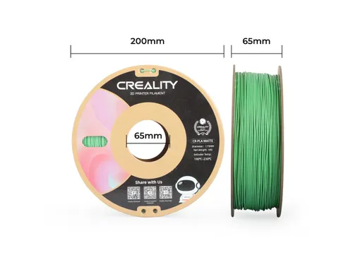 Creality 3D printer Filament CR-PLA Matte 1.75mm Avocado Groen 1kg