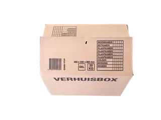 Verhuisdoos Budget 480x320x360mm Bruin - 4