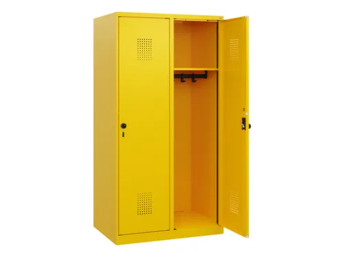 schoollocker,HxBxD 1530x800x500mm,2vak,vak B 400mm,draaigrendel