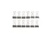 Papierklem Foldback mauly 214 Zilver 19mm 12 Stuks
