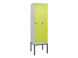 locker,HxBxD 2120x600x500mm,2vak,vak B 300mm,draaigrendel