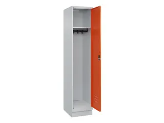 locker,HxBxD 1950x400x500mm,1vak,vak B 400mm,cil.-slot,sokkel - 2