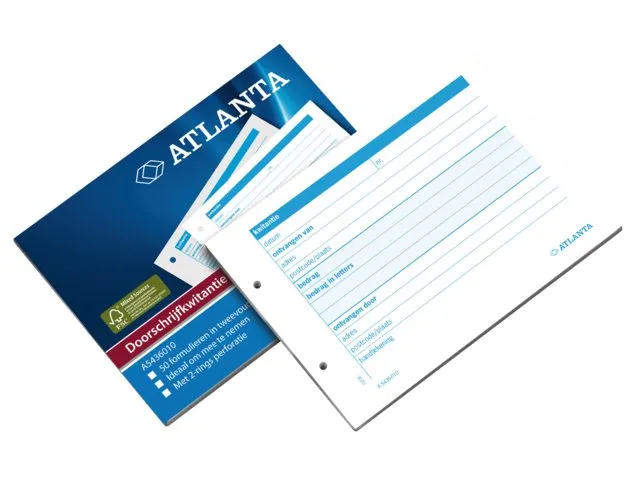 Kwitantieblok A5436-010 A6 50 vel Duplo