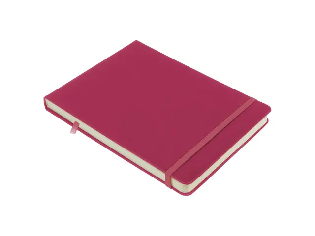 Schetsboek Kangaro A5 landscape ruby PU HC 80 vel 140gr roomwit met el