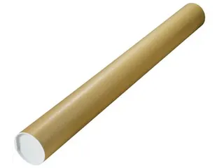 Verzendkoker Ft 1000x100mm rond bruin - 1