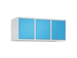 opzetkast,v. locker,3vak.,vak B 400mm,HxBxD 500x1200x500mm,vleugeldeur