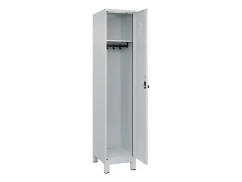 locker,HxBxD 1950x400x500mm,1vak,vak B 400mm,draaigrendel,voeten